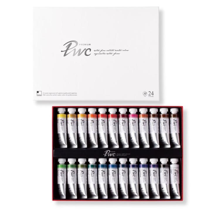 آبرنگ فوق حرفه ای  32 رنگ شین هان مدل Pwc (15 میل)